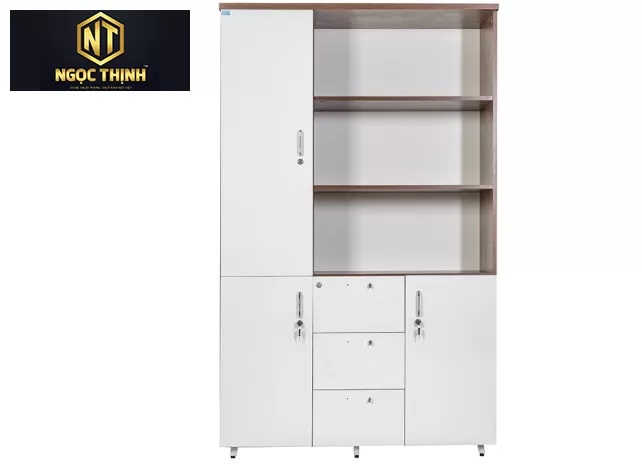 Tủ Tài Liệu Gỗ Hòa Phát LUX1960-3B2